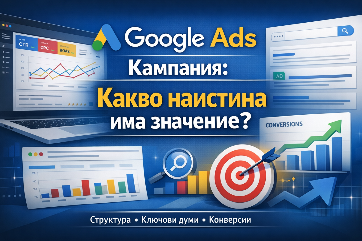 създаване на кампания в Google Ads