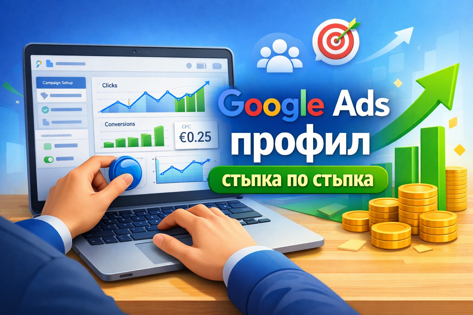Google Ads рекламен профил